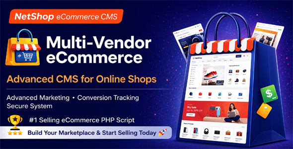 NetShop eCommerce CMS - Advanced Online Shopping Software
