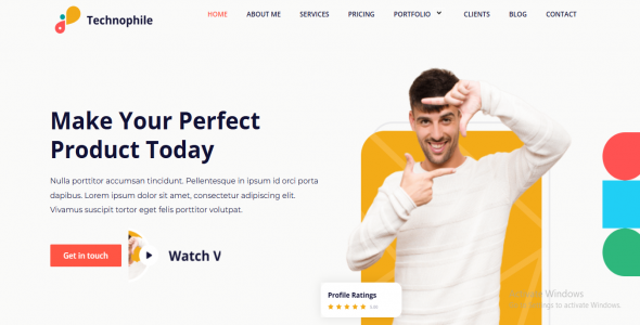 Personal Portfolio Website Tem